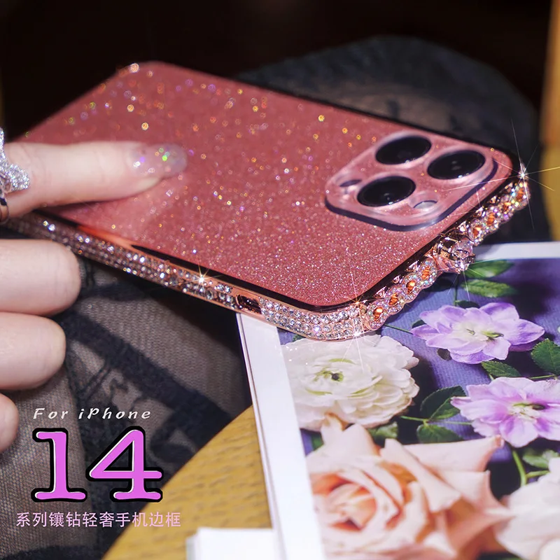 Bling Diamond Mobile Phone Heavy Duty Bumper Cases For Iphone 14 13 12 11 Pro Max Case Girl Glitter Rhinestone Metal Frame Cover
Bling Diamond Mobile Phone Heavy Duty Bumper Cases For Iphone 14 13 12 11 Pro Max Case Girl Glitter Rhinestone Metal Frame Cover