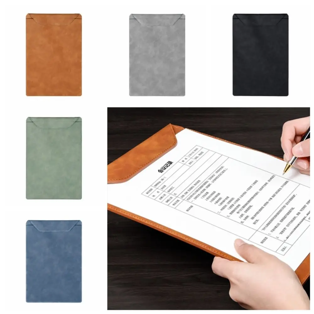 

Memo Clipboard A4 Business Writing Clipboard Paper Organizer Menu Folder A4 Manager Signature Board PU Leather Magnetic