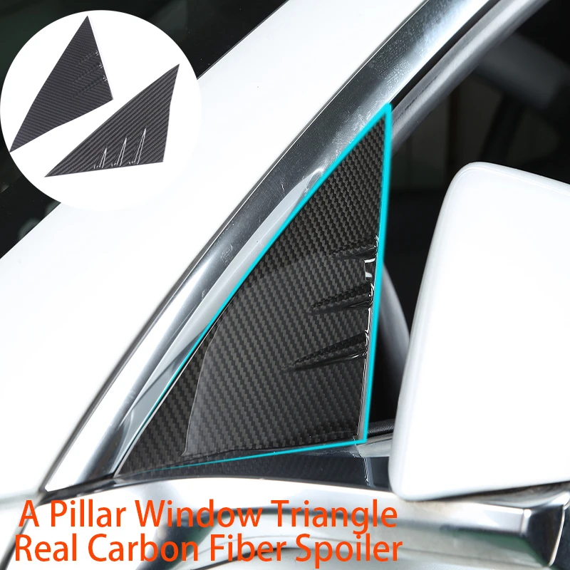 For Tesla Model Y3/3+ A Pillar Window Triangle Real Carbon Fiber Spoiler Decorative Patch Car Accessories Exterior Modification
For Tesla Model Y3/3+ A Pillar Window Triangle Real Carbon Fiber Spoiler Decorative Patch Car Accessories Exterior Modification