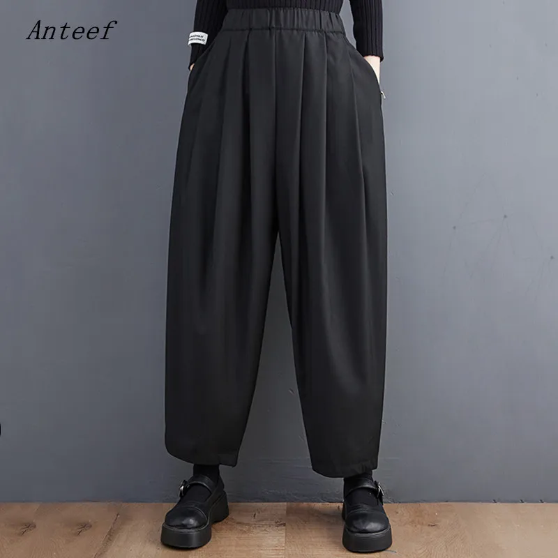 cotton oversized Vintage Elastic high Waist Pocket Casual loose spring autumn Harem Pants Women Trousers 2023 clothes Streetwear
cotton oversized Vintage Elastic high Waist Pocket Casual loose spring autumn Harem Pants Women Trousers 2023 clothes Streetwear