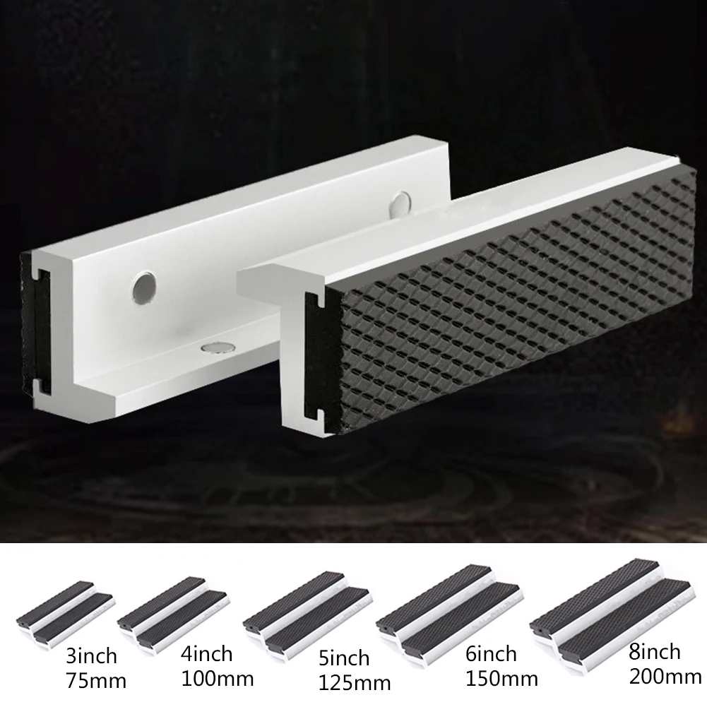 Vise Magnetic Protective Case Protector Cover 3-8'' Jaws Protect Cover Aluminium Alloy +Rubber Woodworking Replacement Tools
Vise Magnetic Protective Case Protector Cover 3-8'' Jaws Protect Cover Aluminium Alloy +Rubber Woodworking Replacement Tools