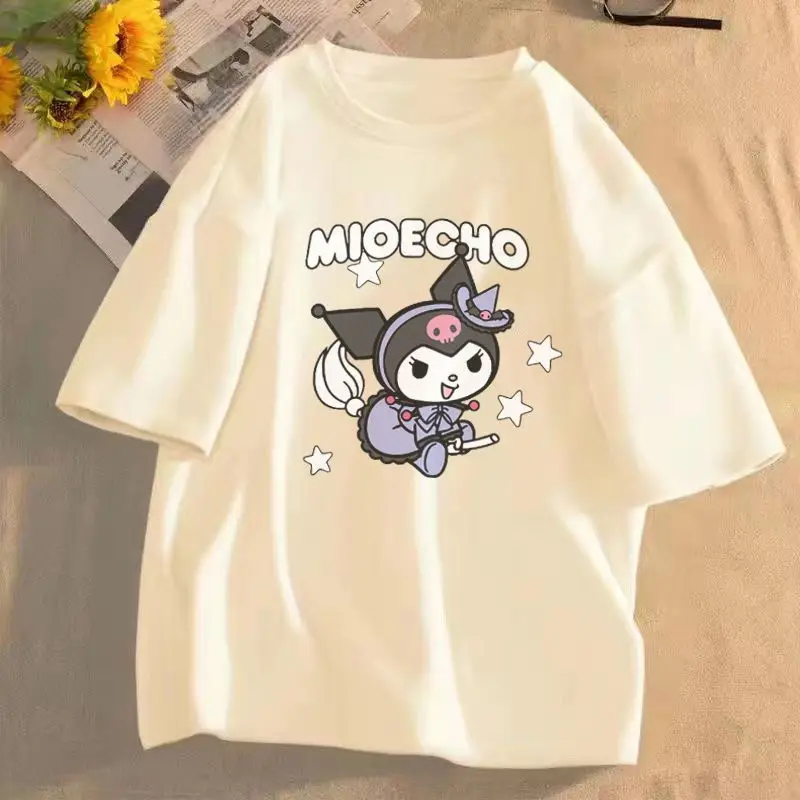 Sanrios Kawaii аниме Kuromi Cinnamoroll милые Мультяшные хлопковые детские летние новые футболки с коротким рукавом Топ для студентов подарок на день рождения
Sanrios Kawaii аниме Kuromi Cinnamoroll милые Мультяшные хлопковые детские летние новые футболки с коротким рукавом Топ для студентов подарок на день рождения