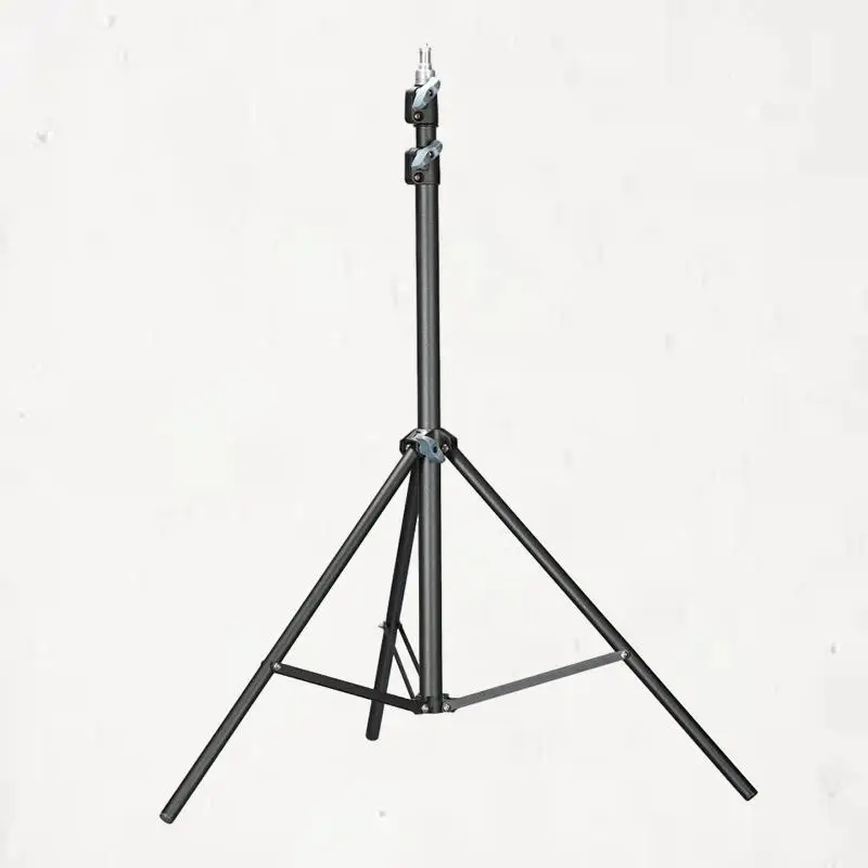 

2.1m Frosted Lamp Stand Multi Functional Floor Standing Outdoor Tripod Stand For Tiktok Live Streaming Extendable Triangle Phone