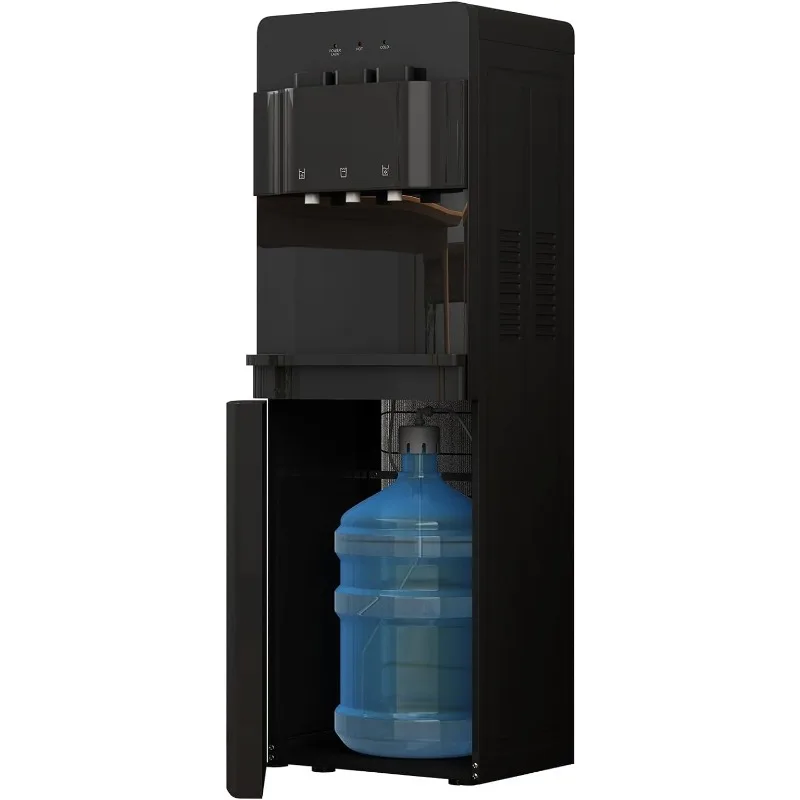 

Muhub Bottom Loading Water Cooler Dispenser, 3 Temperature Settings - Hot, Cold & Room Water, Holds 3 or 5 Gallon Bottles