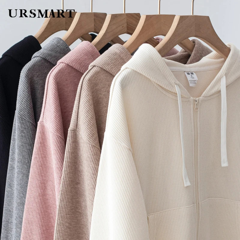 

wholesale spring and autumn zipper coat colorful fashion casual full zip up hoodie