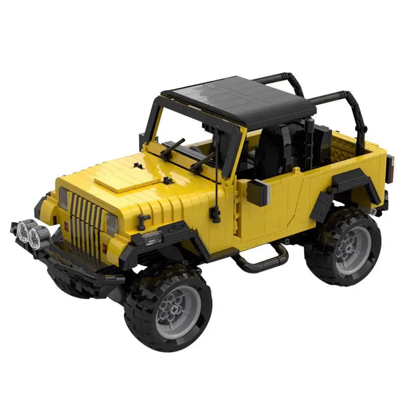 MOC Jeeped Wranglered Off Road Vehicle Speed Champions Cars Building Blocks Bricks Set Kids Toys Gifts For Boys & Girls
MOC Jeeped Wranglered Off Road Vehicle Speed Champions Cars Building Blocks Bricks Set Kids Toys Gifts For Boys & Girls