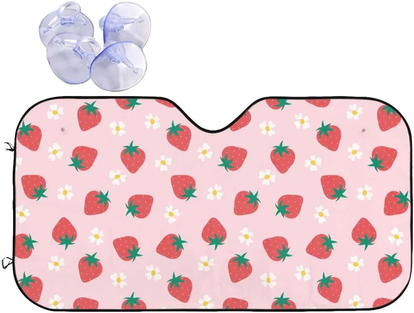 Солнцезащитный козырек на лобовое стекло автомобиля, складной козырек от солнца в виде клубники, с цветами
Солнцезащитный козырек на лобовое стекло автомобиля, складной козырек от солнца в виде клубники, с цветами