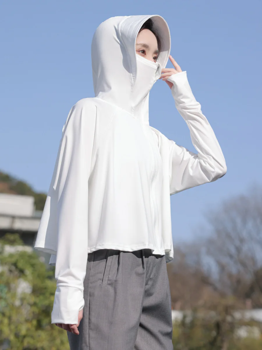 2023 Summer New Ice Silk Long Sleeve Sun Protection Shirt UPF50+Sun Protection Clothing Women's UV Protection
2023 Summer New Ice Silk Long Sleeve Sun Protection Shirt UPF50+Sun Protection Clothing Women's UV Protection