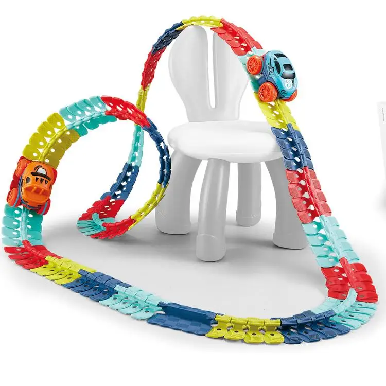 Changeable Track with LED Light-Up Race Car Flexible Assembled Track Birthday Gift for Kids Boys Girls
Changeable Track with LED Light-Up Race Car Flexible Assembled Track Birthday Gift for Kids Boys Girls