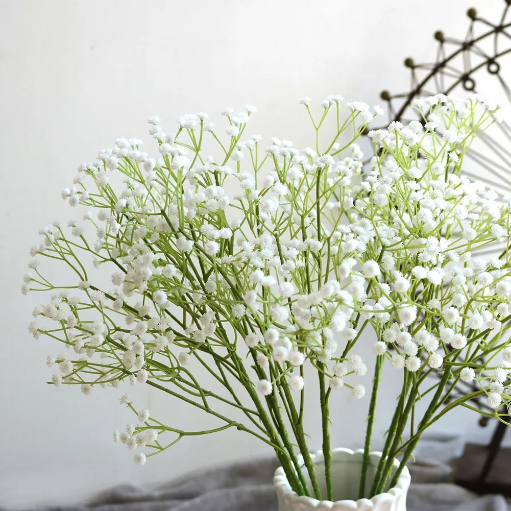 1 Bunch Of Artificial Flowers Artificial Fake Silk Gypsophila Flower Wedding Bouquet Home Office Room Decoration Ornament
1 Bunch Of Artificial Flowers Artificial Fake Silk Gypsophila Flower Wedding Bouquet Home Office Room Decoration Ornament