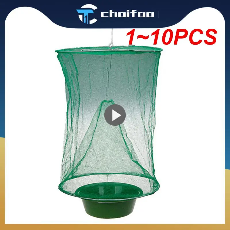 1~10PCS Hanging Cages Garden Foldable With Bait Bowl Easy Use Catching Fly Trap Reusable Summer Outdoor Ranch Mesh Pest Control
1~10PCS Hanging Cages Garden Foldable With Bait Bowl Easy Use Catching Fly Trap Reusable Summer Outdoor Ranch Mesh Pest Control