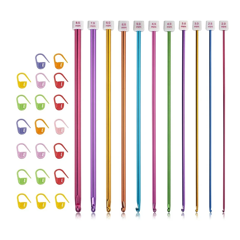 1 Set Tunisian Crochet Hooks 11 Packs Tunisian Crochet Hook Afghan Aluminum Crochet Needle(2Mm To 8Mm)
1 Set Tunisian Crochet Hooks 11 Packs Tunisian Crochet Hook Afghan Aluminum Crochet Needle(2Mm To 8Mm)