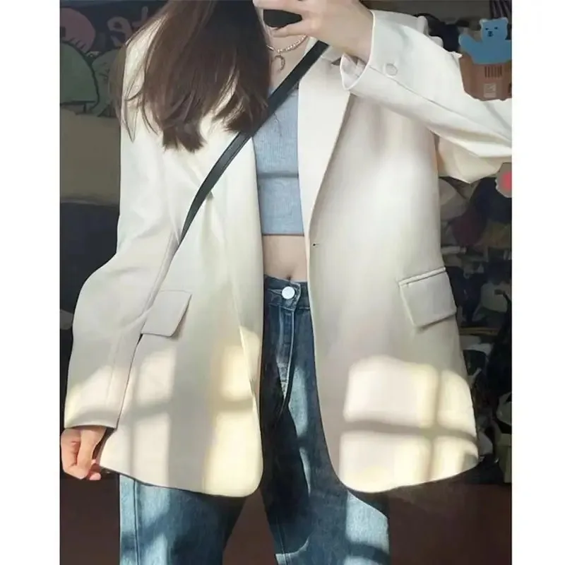 Белый костюм Insozkdg, весна-осень 2024, куртка, новая модная, миниатюрная, модная женская одежда для офиса, женские пальто, женская одежда
Белый костюм Insozkdg, весна-осень 2024, куртка, новая модная, миниатюрная, модная женская одежда для офиса, женские пальто, женская одежда