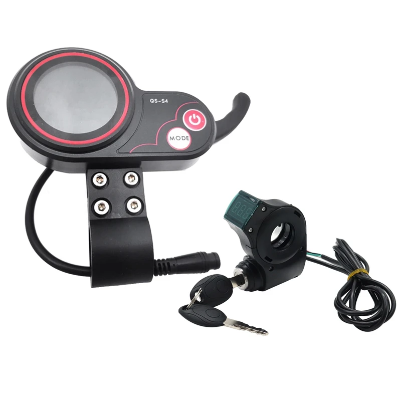 QS-S4 72V Thumb Throttle LCD Display Meter+Lgnition Lock Key Long Cable Only For Zero 11X Electric Scooter 6PIN Display Parts
QS-S4 72V Thumb Throttle LCD Display Meter+Lgnition Lock Key Long Cable Only For Zero 11X Electric Scooter 6PIN Display Parts