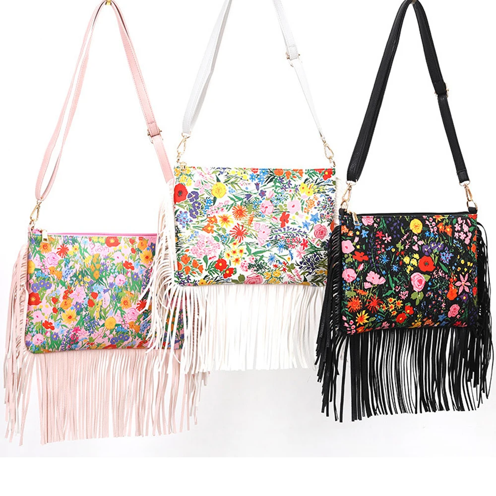 Fashion PU Leather Crossbody Bags Women Luxury Designer Tassels Shoulder Bag Female Vintage Versatile Rose Print Messenger Bag
Fashion PU Leather Crossbody Bags Women Luxury Designer Tassels Shoulder Bag Female Vintage Versatile Rose Print Messenger Bag