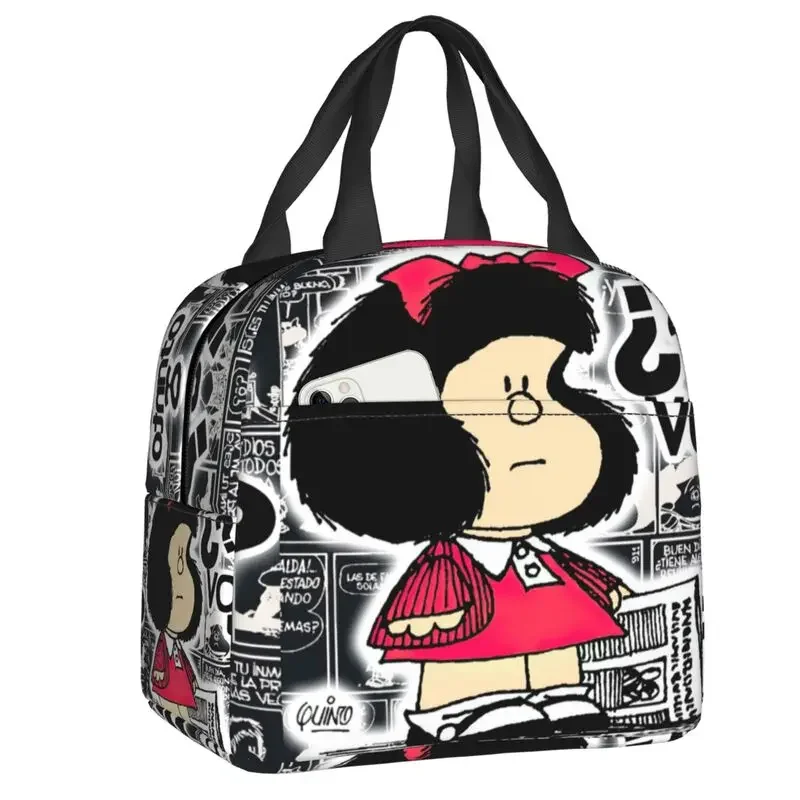 Mang Mafalda Insulated Lunch Box for Women Cartoon Thermal Cooler Lunch Bag Outdoor Camping Travel Food Picnic Container Tote
Mang Mafalda Insulated Lunch Box for Women Cartoon Thermal Cooler Lunch Bag Outdoor Camping Travel Food Picnic Container Tote