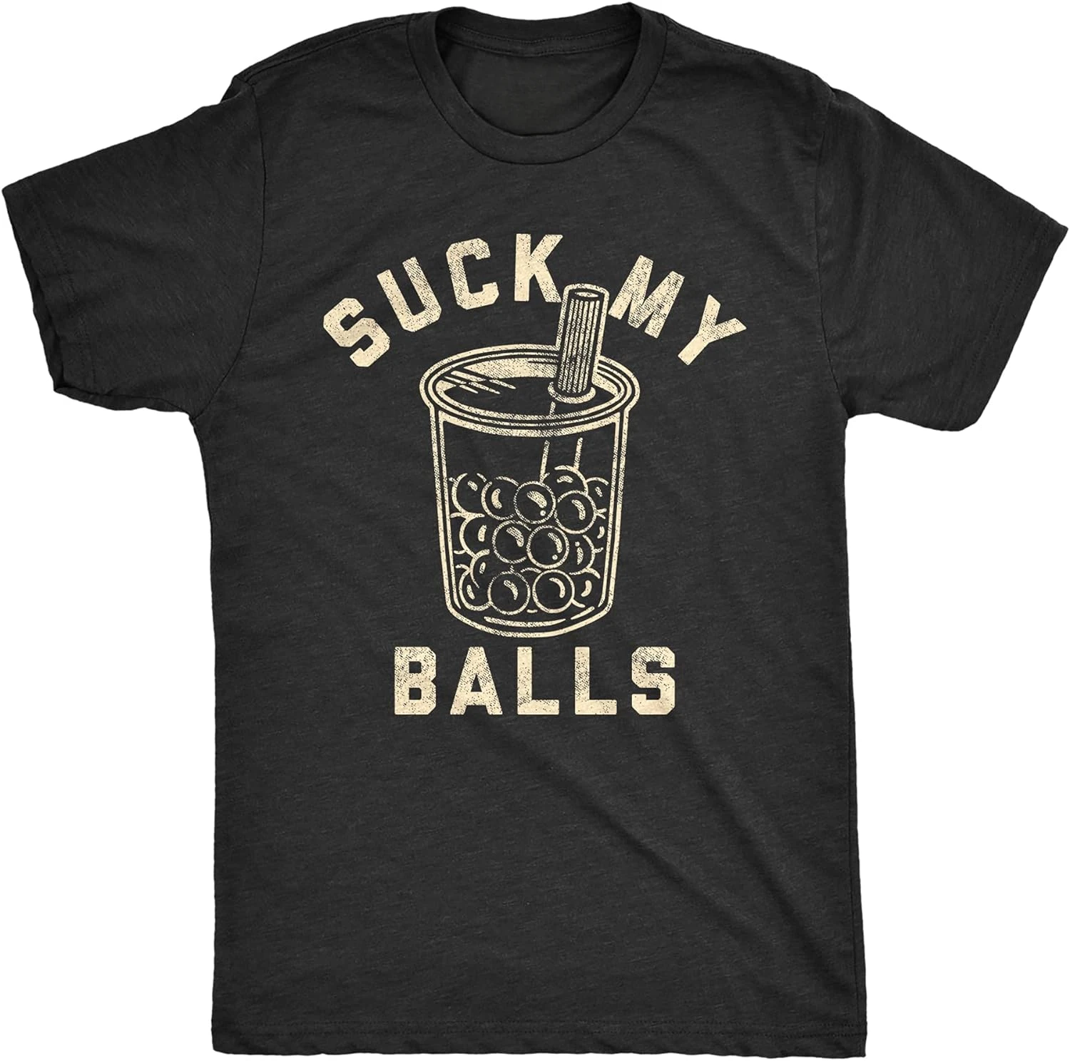 Funny Boba Tea Bubble Drink Graphic Novelty Graphic Tee Mens Suck My Balls Tshirt
Funny Boba Tea Bubble Drink Graphic Novelty Graphic Tee Mens Suck My Balls Tshirt