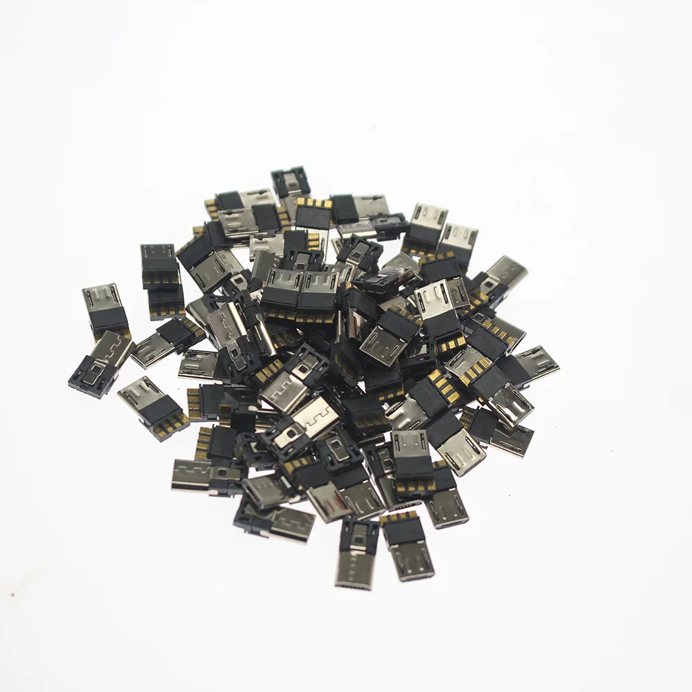 500/1000pcs micro USB 2.0 Male 4p/5Pin USB Connectors USB Connector Port Jack Tail Sockect Plug Terminal For Samsung Huawei DIY
500/1000pcs micro USB 2.0 Male 4p/5Pin USB Connectors USB Connector Port Jack Tail Sockect Plug Terminal For Samsung Huawei DIY