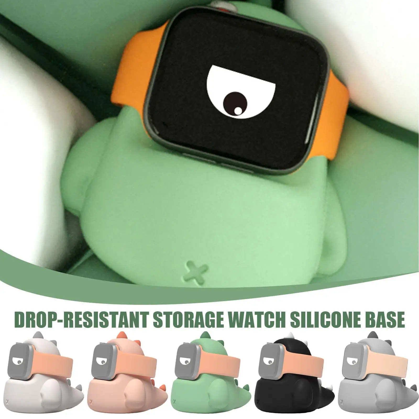 Подходит для Apple watch, iwatch, заряжающий кронштейн, симпатичная форма динозавра, противоударный держатель для хранения часов, силиконовая док-станция D2Y8
Подходит для Apple watch, iwatch, заряжающий кронштейн, симпатичная форма динозавра, противоударный держатель для хранения часов, силиконовая док-станция D2Y8