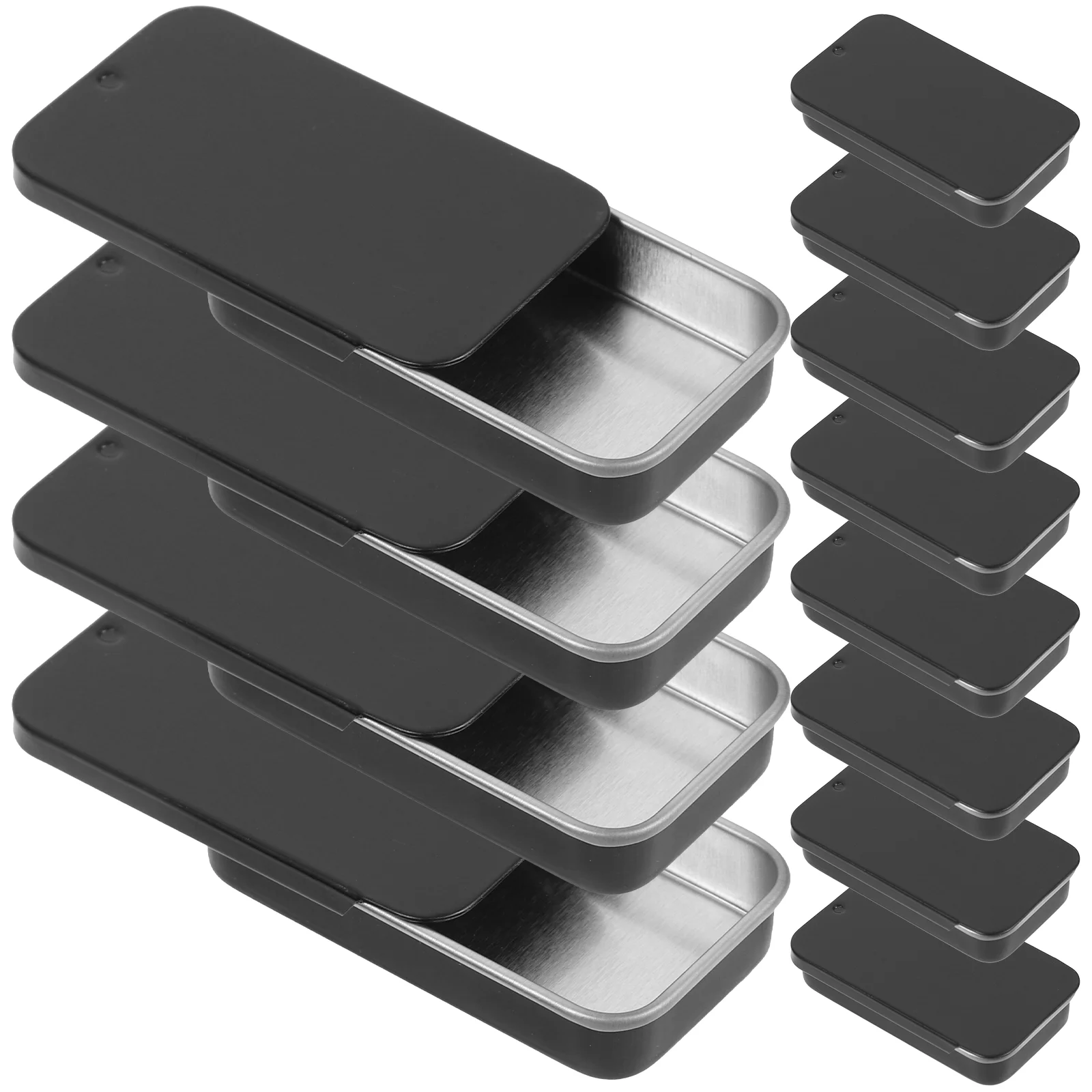 Mini Black Matte Sliding Cover Push-Pull Tin Box Portable U Disk Chewing Gum Metal Box Small Home Ointment Storage Box
Mini Black Matte Sliding Cover Push-Pull Tin Box Portable U Disk Chewing Gum Metal Box Small Home Ointment Storage Box