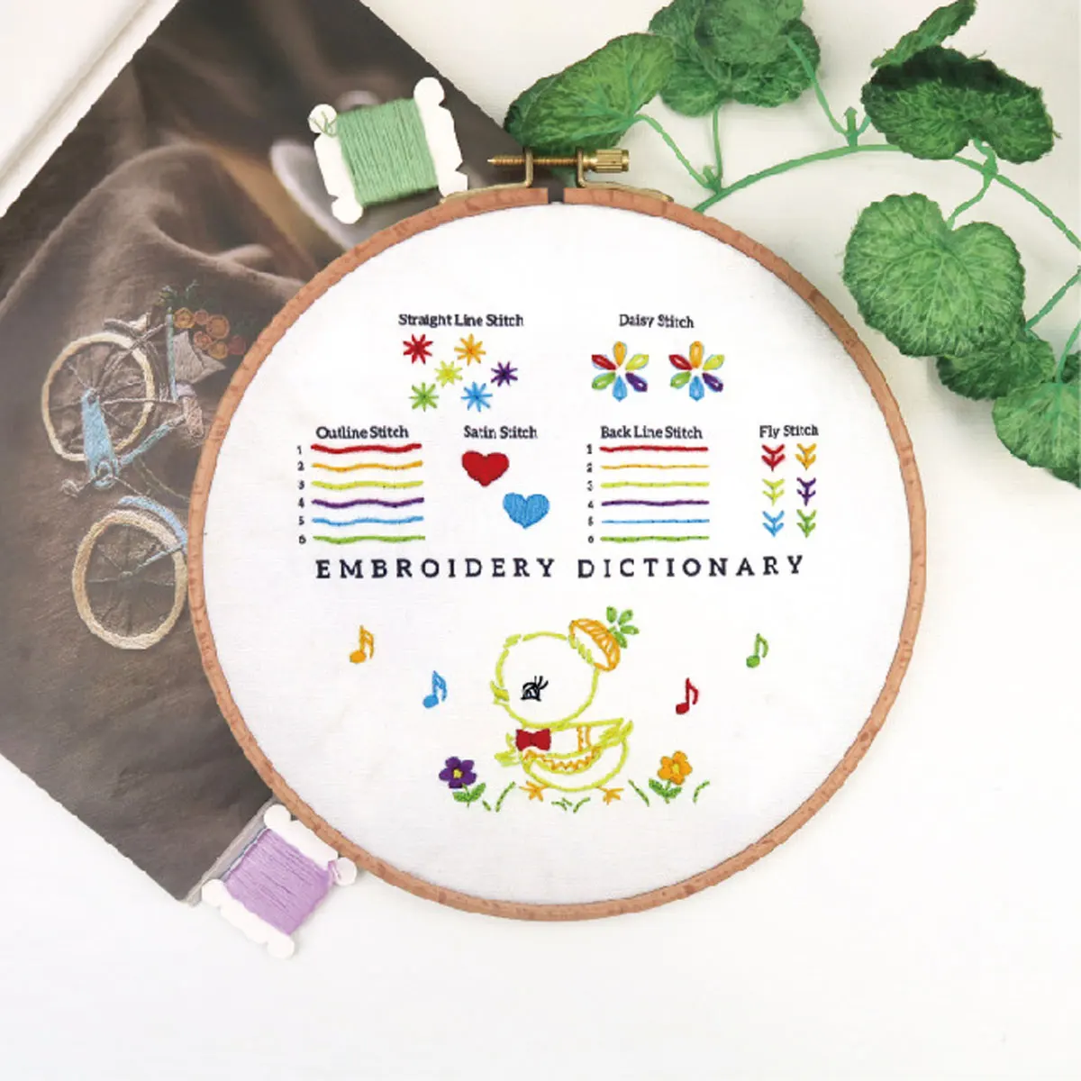 Starter Embroidered Kit DIY Common Embroidery Stitches Teaching Practice Material Package Beginner Kids Needlework Stitch Set
Starter Embroidered Kit DIY Common Embroidery Stitches Teaching Practice Material Package Beginner Kids Needlework Stitch Set