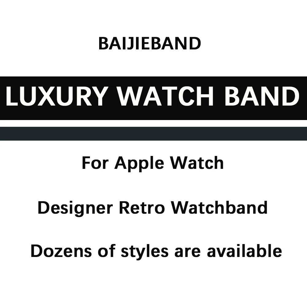 Luxury Watch Band for Apple Watch Strap 44mm 45mm 42mm 49mm 38mm 40mm 41mm Leather Watch Band for iwatch Ultra 8 7 6 5 Band
Luxury Watch Band for Apple Watch Strap 44mm 45mm 42mm 49mm 38mm 40mm 41mm Leather Watch Band for iwatch Ultra 8 7 6 5 Band