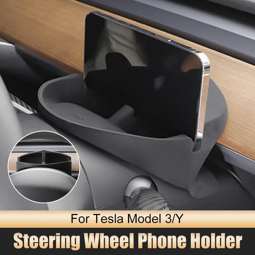 For Tesla Model 3/Y Steering Wheel Phone Bracket Silicone Storage Box Phone Holder Sunglasses Storage Box Interior Organizer
For Tesla Model 3/Y Steering Wheel Phone Bracket Silicone Storage Box Phone Holder Sunglasses Storage Box Interior Organizer