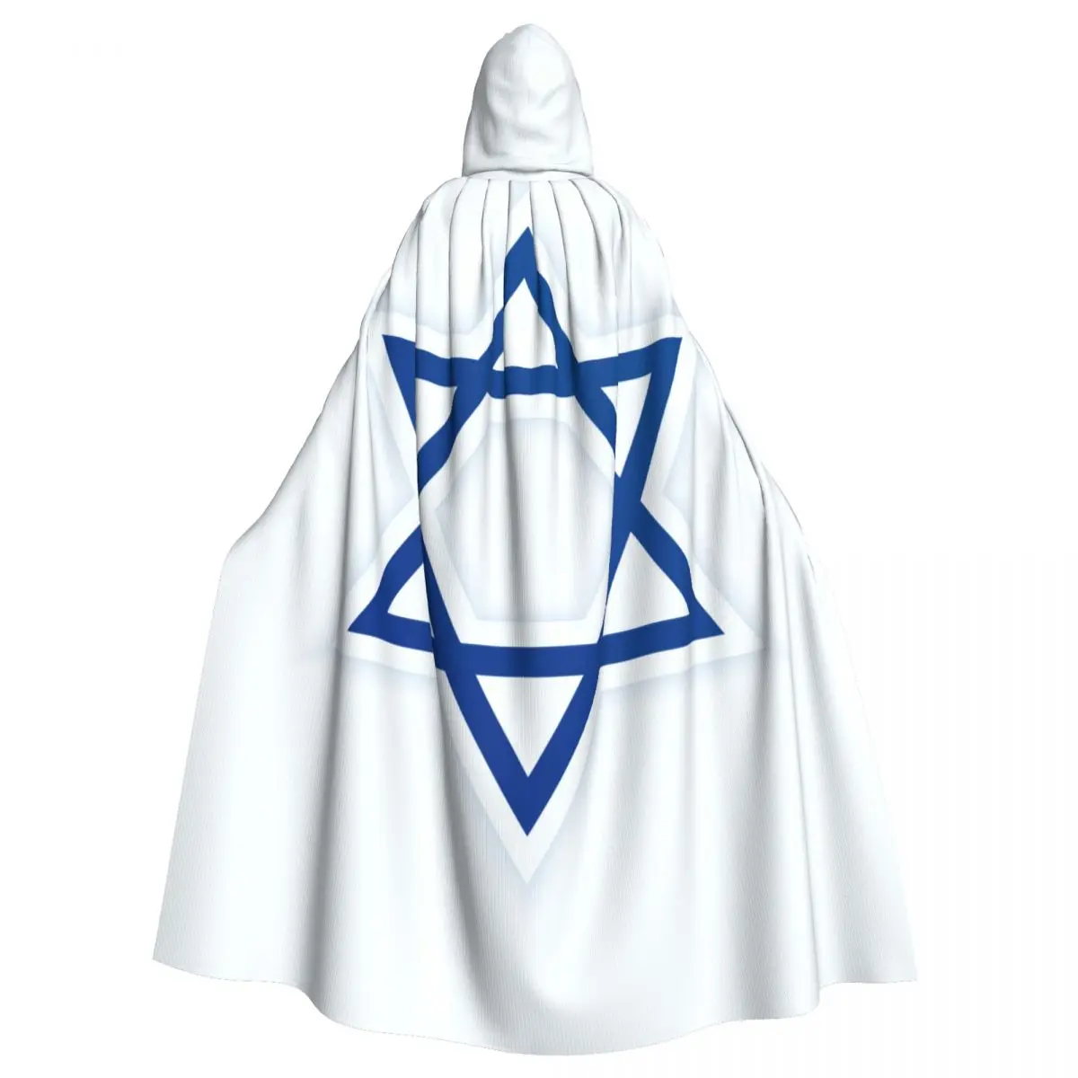 

Israel Flag Unisex Witch Party Reversible Hooded Adult Vampires Cape Cloak