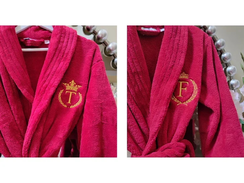 Personalized Wedding Gift Monogrammed Plush Bathrobe Set Couples Gift Box Personalized Bath Robe Set Honeymoon Gift 4 Sfd372b805c534fc494c8b9871c869753y