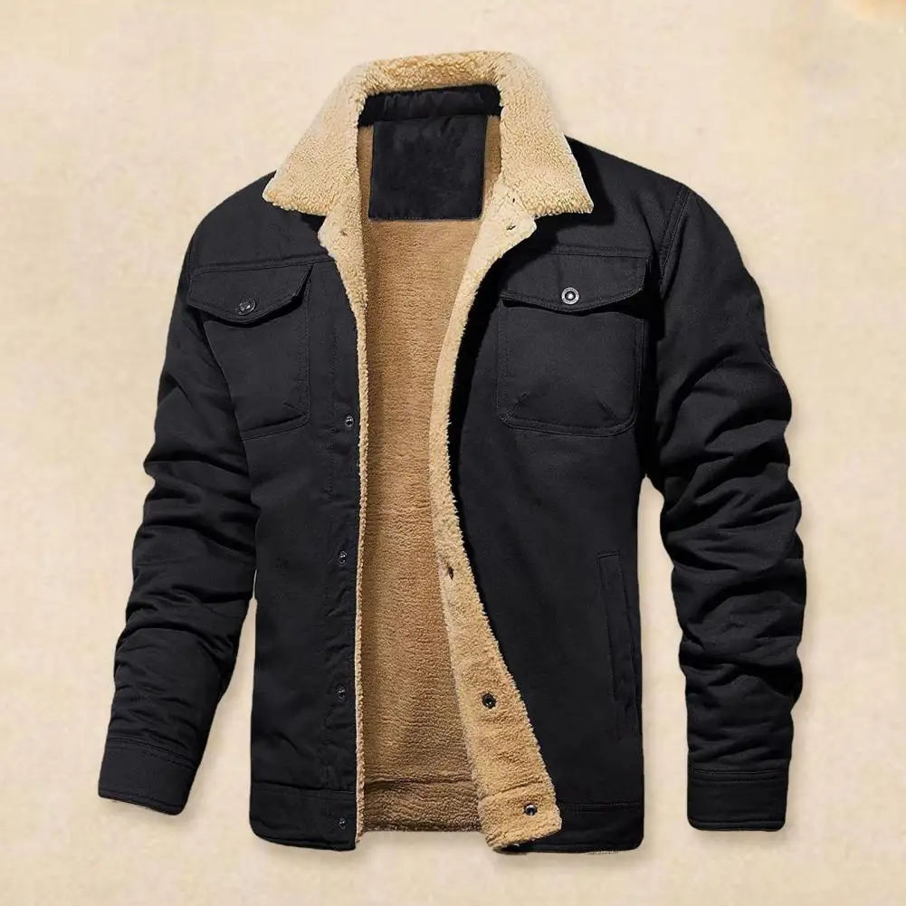 

Мужская зимняя ветрозащитная теплая Толстая флисовая куртка, Мужская модная повседневная куртка, Мужская Осенняя Брендовая верхняя одежда, уличная Классическая куртка для мужчин, 2023