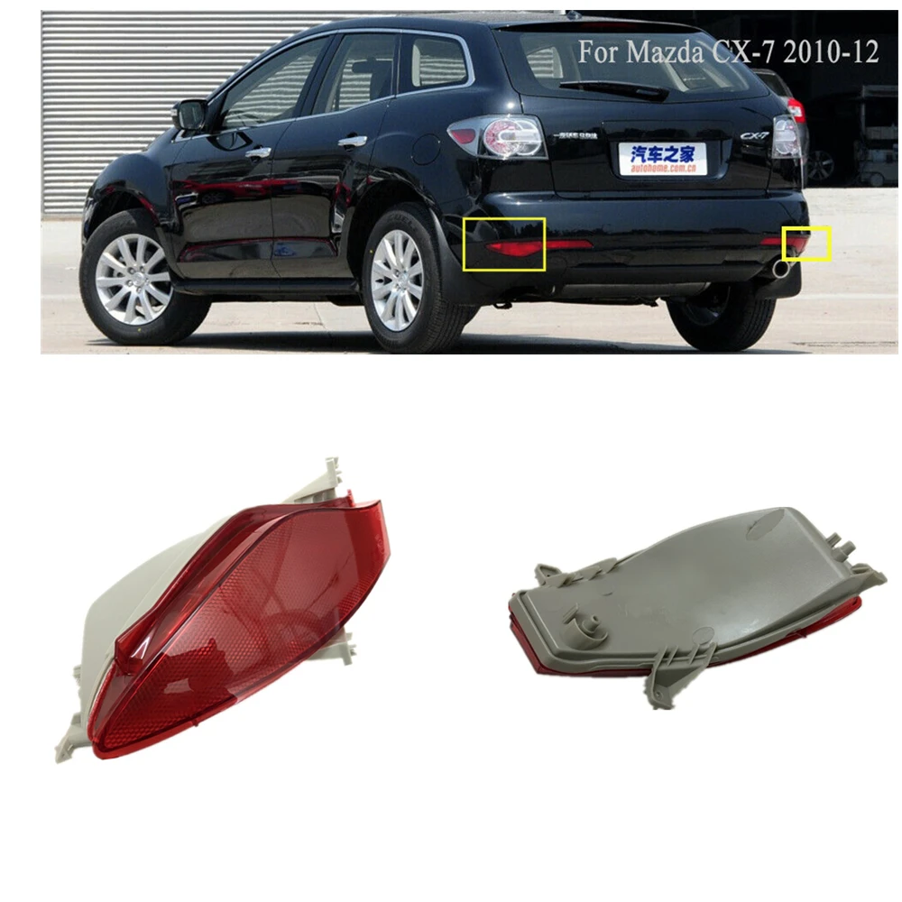 Car Rear Bumper Reflector Lamp Diffuser Fog Light Bulb Side Foglamp Tail Signal Brake For Mazda 2010 2011 2012 CX-7
Car Rear Bumper Reflector Lamp Diffuser Fog Light Bulb Side Foglamp Tail Signal Brake For Mazda 2010 2011 2012 CX-7