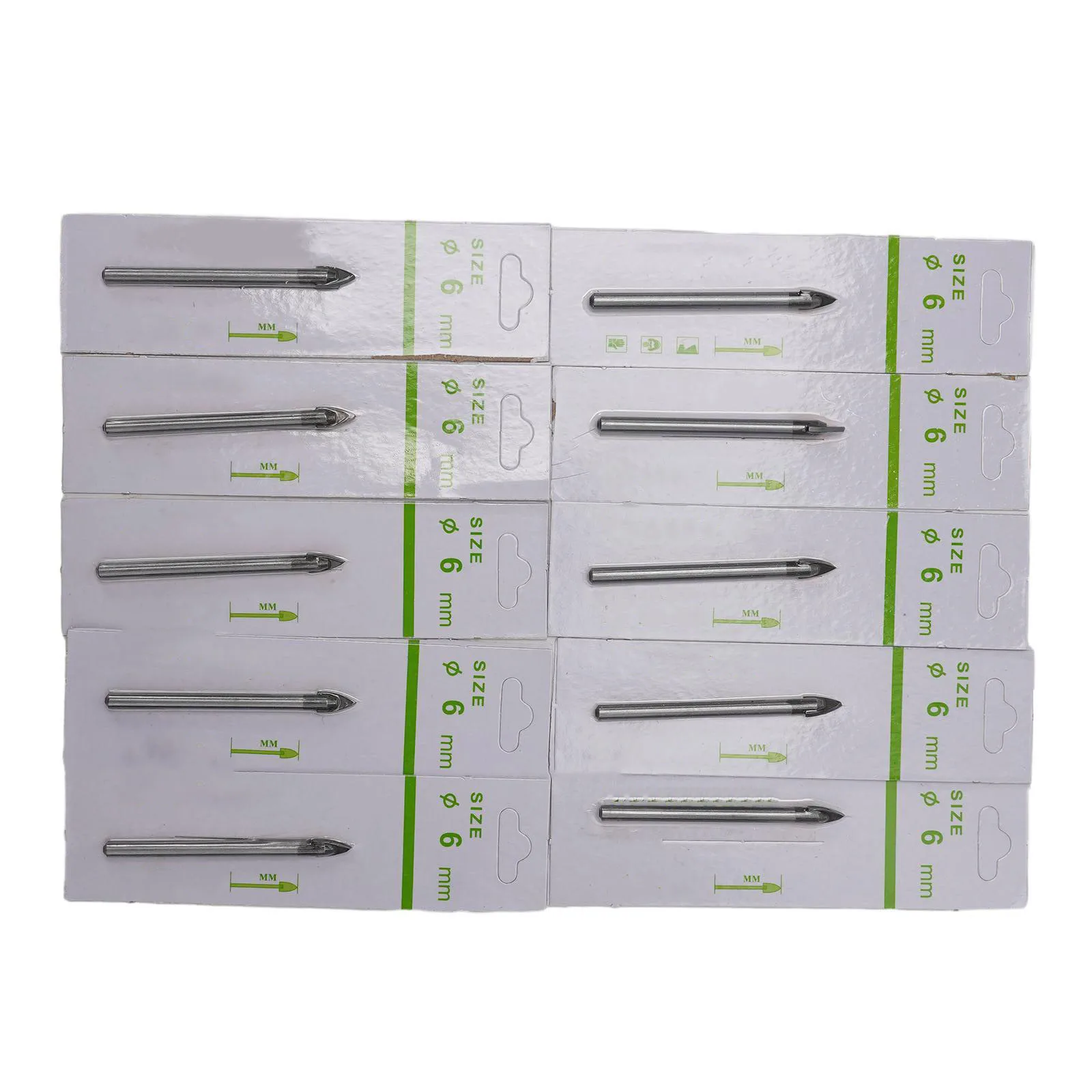 Tool Parts Drill Bit 10PCS 6mm Glass Drill Bit Power Tool Accessories Tipped Tungsten Carbide Plastic Drilling
Tool Parts Drill Bit 10PCS 6mm Glass Drill Bit Power Tool Accessories Tipped Tungsten Carbide Plastic Drilling