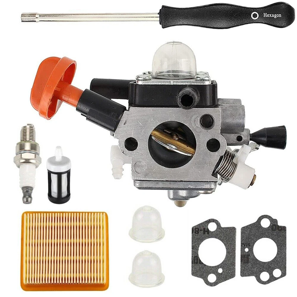 

Carburetor Kit Air Filter Fuel Filter Kit For Stihl FS131R HT133 HT131 KM131R FS311 Outdoor Power Equipment Garden Power Tool