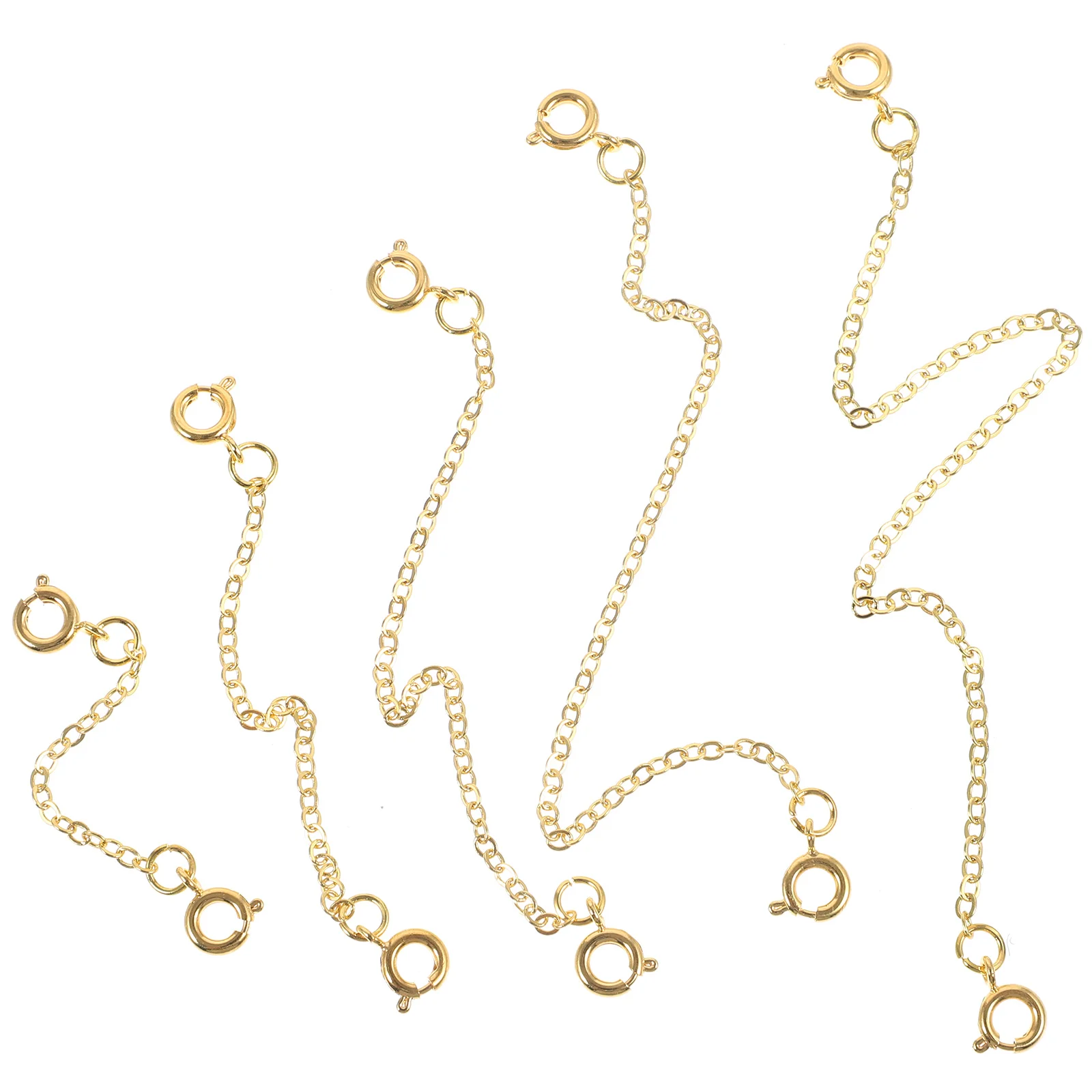 5 Pcs Copper Necklace Bracelet Jewelry Extenders for Bracelets Extension Chain The Making Chains Supplies Extensions
5 Pcs Copper Necklace Bracelet Jewelry Extenders for Bracelets Extension Chain The Making Chains Supplies Extensions