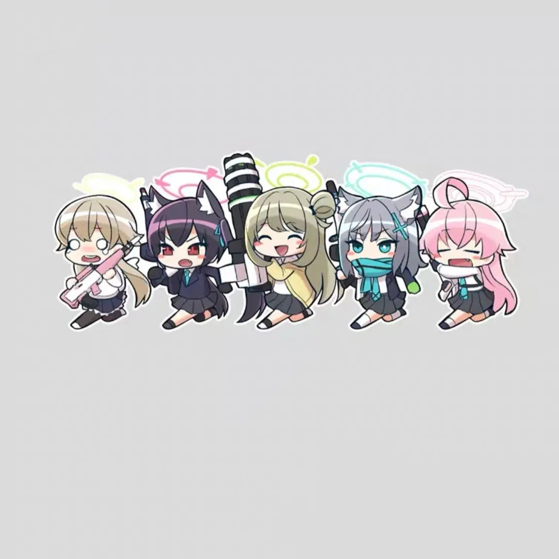 Аниме Синий архив Takanasi Hosino Tenndou Arisu Sunaokami Shiroko, Мультяшные милые наклейки для ноутбука, дневник, блокнот
Аниме Синий архив Takanasi Hosino Tenndou Arisu Sunaokami Shiroko, Мультяшные милые наклейки для ноутбука, дневник, блокнот