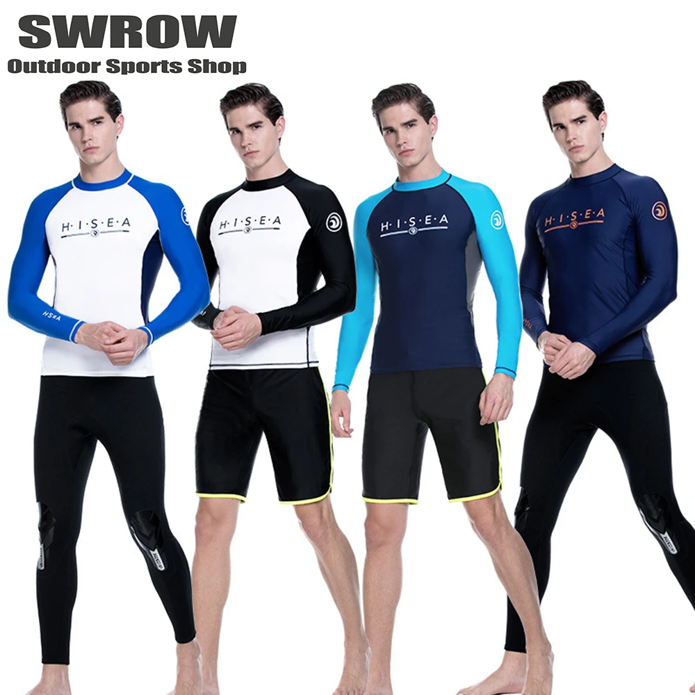 New Men's Split Dive Suit Long Sleeve Swimming Top Sun Protection Lycra Elastic Beach Shirt Water Sports Swimming Surfing Top
New Men's Split Dive Suit Long Sleeve Swimming Top Sun Protection Lycra Elastic Beach Shirt Water Sports Swimming Surfing Top