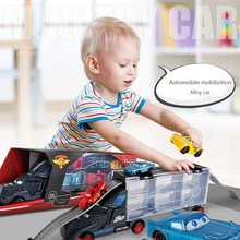 Car General Mobilization Alloy Toy Car Set Simulation Children's Toy Car Portable Inertial Tractor Container Truck Alloy Car Toy
Car General Mobilization Alloy Toy Car Set Simulation Children's Toy Car Portable Inertial Tractor Container Truck Alloy Car Toy