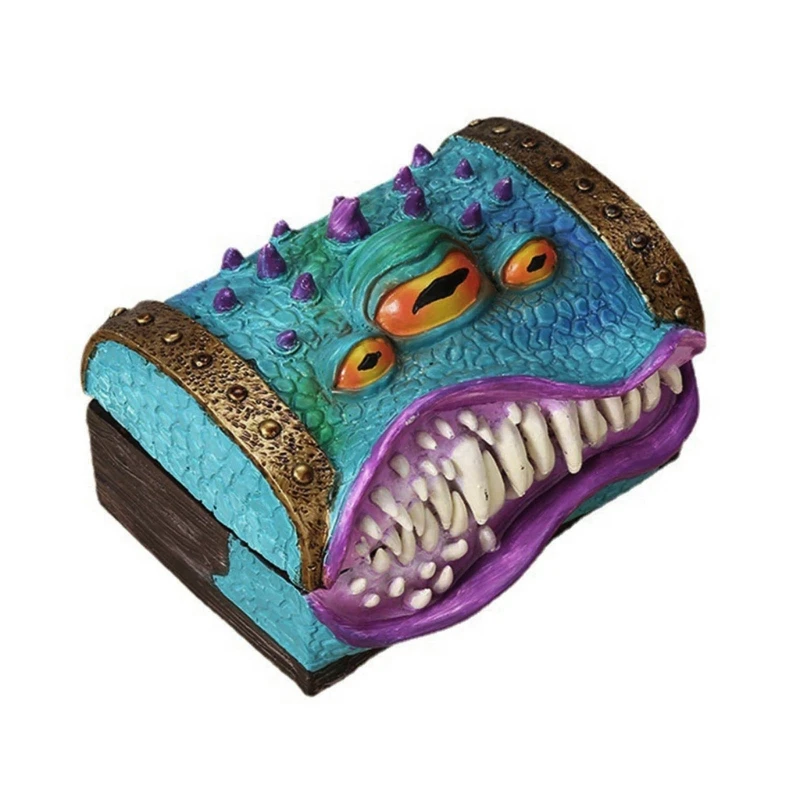 Mimic Chest DND RPG Dices Box Polyhedral Dices D&D Roleplaying Home Decorations Tabletop Gaming Jewelry Box Ornaments
Mimic Chest DND RPG Dices Box Polyhedral Dices D&D Roleplaying Home Decorations Tabletop Gaming Jewelry Box Ornaments