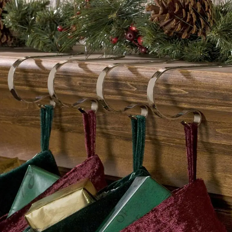 Christmas Stocking Holders Bag Hooks Fireplace Buckle Hangers Metal Hook Hanging Hanger Clips For Christmas Hook Ornaments
Christmas Stocking Holders Bag Hooks Fireplace Buckle Hangers Metal Hook Hanging Hanger Clips For Christmas Hook Ornaments