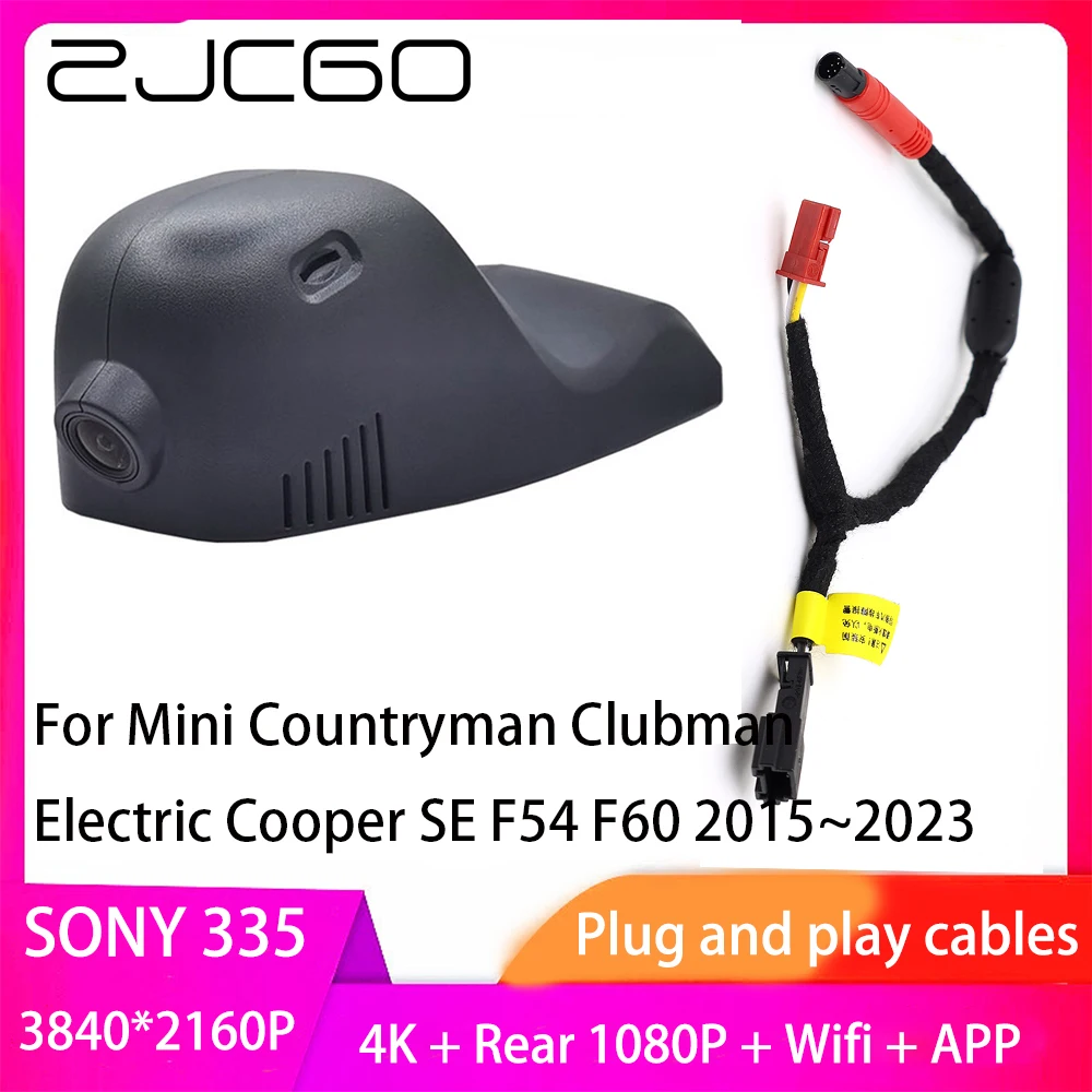 ZJCGO Plug and Play DVR Dash Cam UHD 4K 2160P Video Recorder for Mini Countryman Clubman Electric Cooper SE F54 F60 2015~2023
ZJCGO Plug and Play DVR Dash Cam UHD 4K 2160P Video Recorder for Mini Countryman Clubman Electric Cooper SE F54 F60 2015~2023