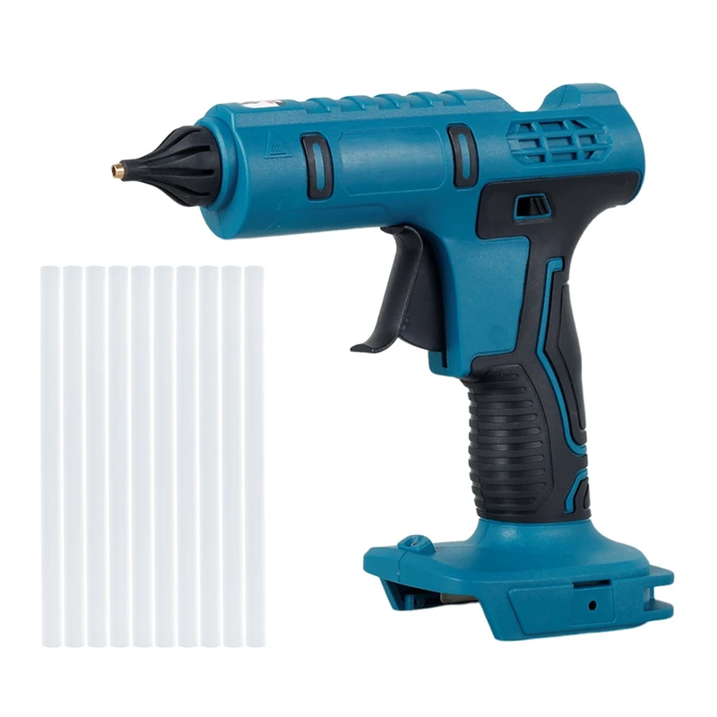 HOT! Cordless Hot Melt Glue Tool For Makita Battery Rapid Heating Glue 10 Glue Sticks Electric Repair DIY Glue Powers Tool
HOT! Cordless Hot Melt Glue Tool For Makita Battery Rapid Heating Glue 10 Glue Sticks Electric Repair DIY Glue Powers Tool