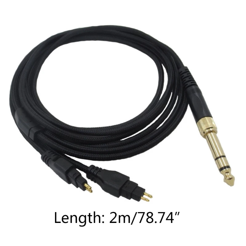 Earphone Cable for Sennheiser-HD580 HD600 HD650 HD660S Cable Repair Replacement Headset Accessories K1KF Earphone Cable for Sennheiser-HD580 HD600 HD650 HD660S Cable Repair Replacement Headset Accessories K1KF