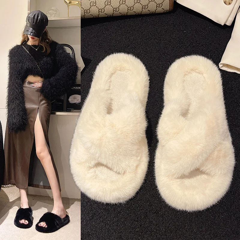 Winter Women Home Indoor Casual Fuzzy Slippers Female Flip Flops Fluffy Shoes Cross Slides Ladies Soft Plush Slippers
Winter Women Home Indoor Casual Fuzzy Slippers Female Flip Flops Fluffy Shoes Cross Slides Ladies Soft Plush Slippers
