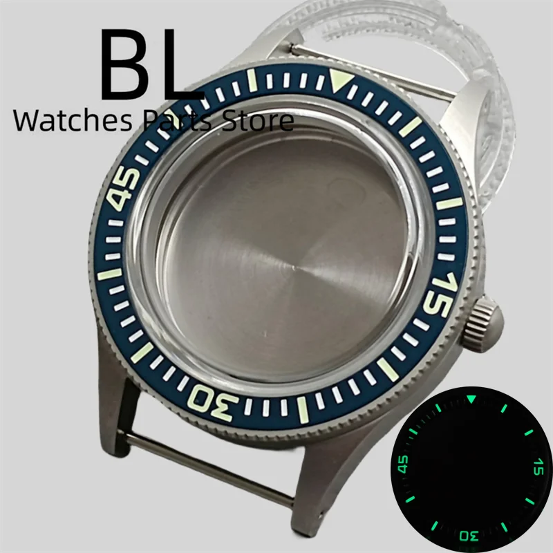 

BLIGER Retro Watch Case 40mm With Domed Sapphire Glass Ceramic Luminous Bezel Waterproof For NH34NH35NH36 ETA2824 PT5000 Miyota