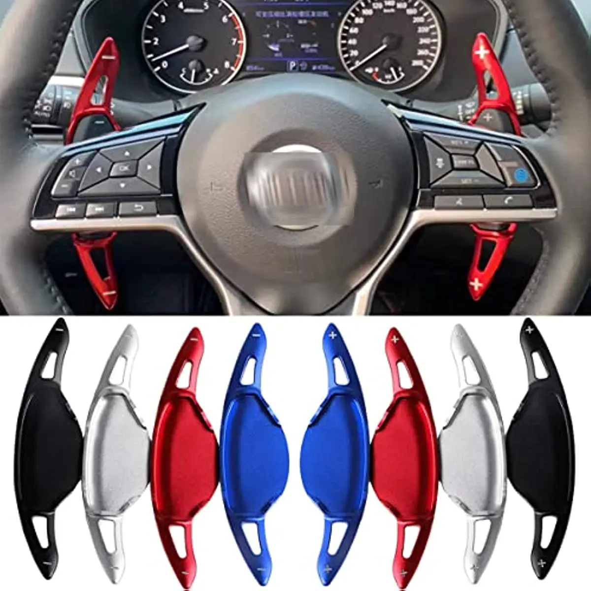 Car Steering Wheel Shift Paddles Paddle Shifter Extension Gears Accessories,for Nissan Altima Teana Platinum SR SL Juke Qashqai
Car Steering Wheel Shift Paddles Paddle Shifter Extension Gears Accessories,for Nissan Altima Teana Platinum SR SL Juke Qashqai