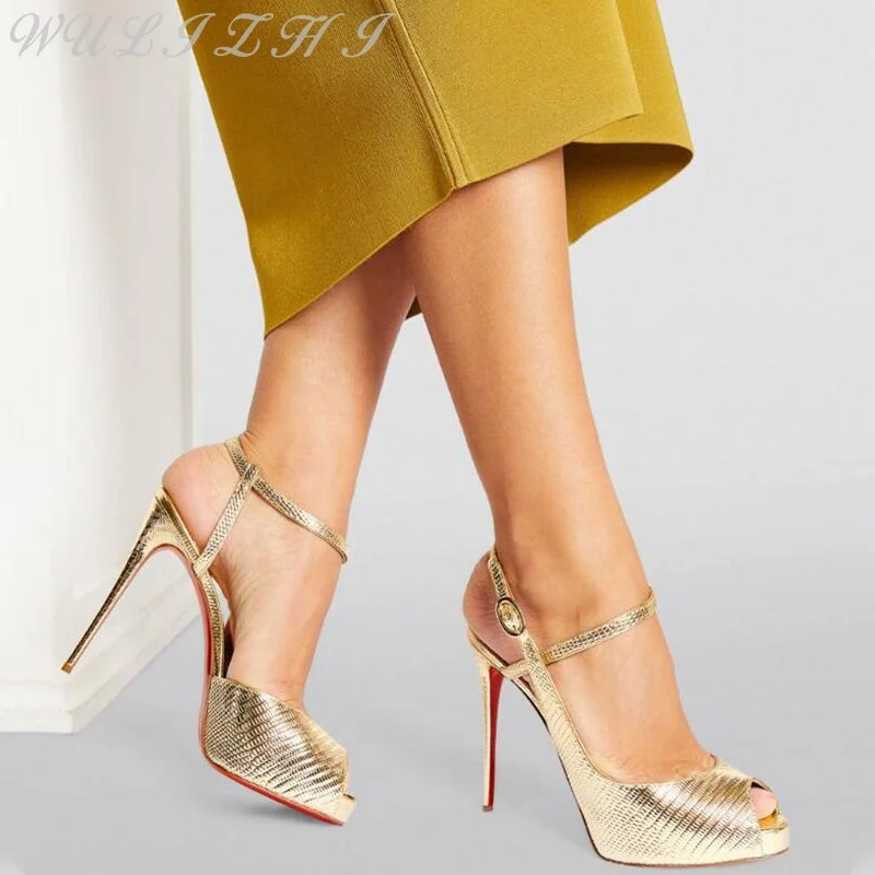 

Fashion Women's Stilettos Pumps Peep Toe Shoes Slip-On Sandals Spring Elegant High Heels Shoes Zapatos Mujer
