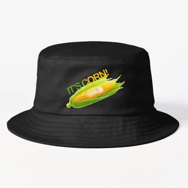 

It Is Corn Bucket Hat Bucket Hat Fish Sun Spring Mens Casual Boys Fishermen Cheapu Hip Hop Caps Sport Women Fashion