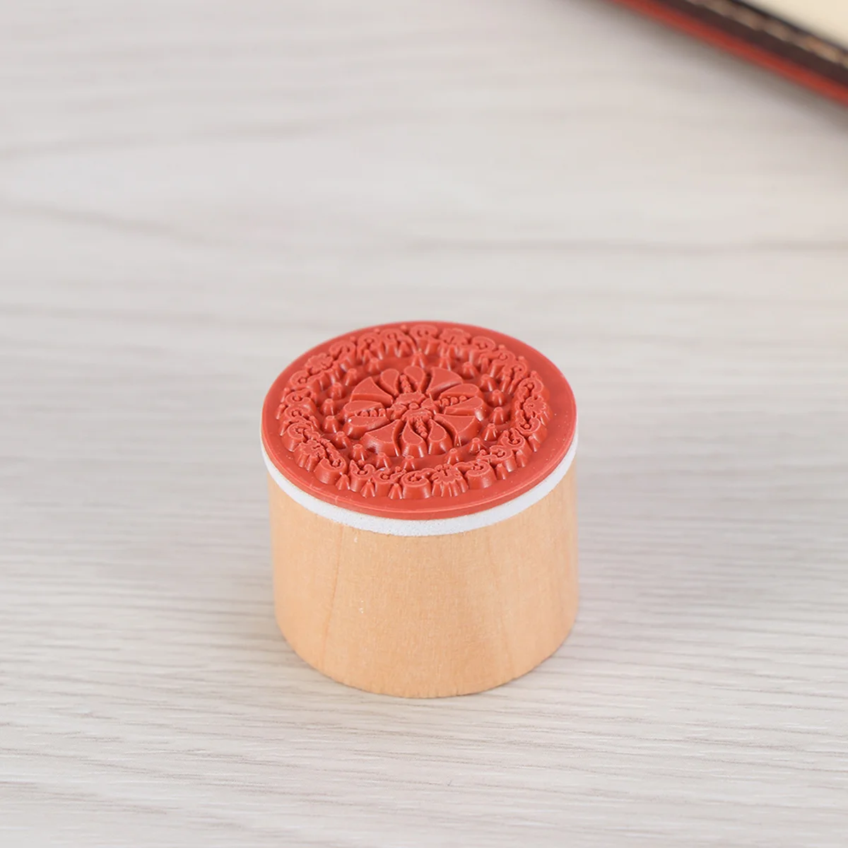 

Stamps for Card Making Circle Stampers Lace Seals Square Shape Party Favors Wooden