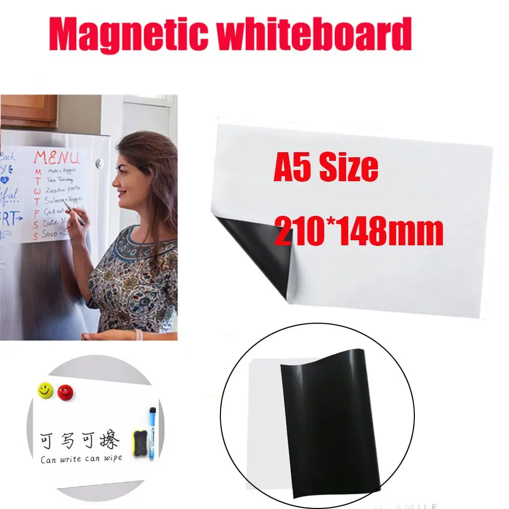A5 Size Magnetic Whiteboard Soft Home Office Kitchen Magnet Erase Board White Boards Flexible Pad Magnet Board Fridge
A5 Size Magnetic Whiteboard Soft Home Office Kitchen Magnet Erase Board White Boards Flexible Pad Magnet Board Fridge
