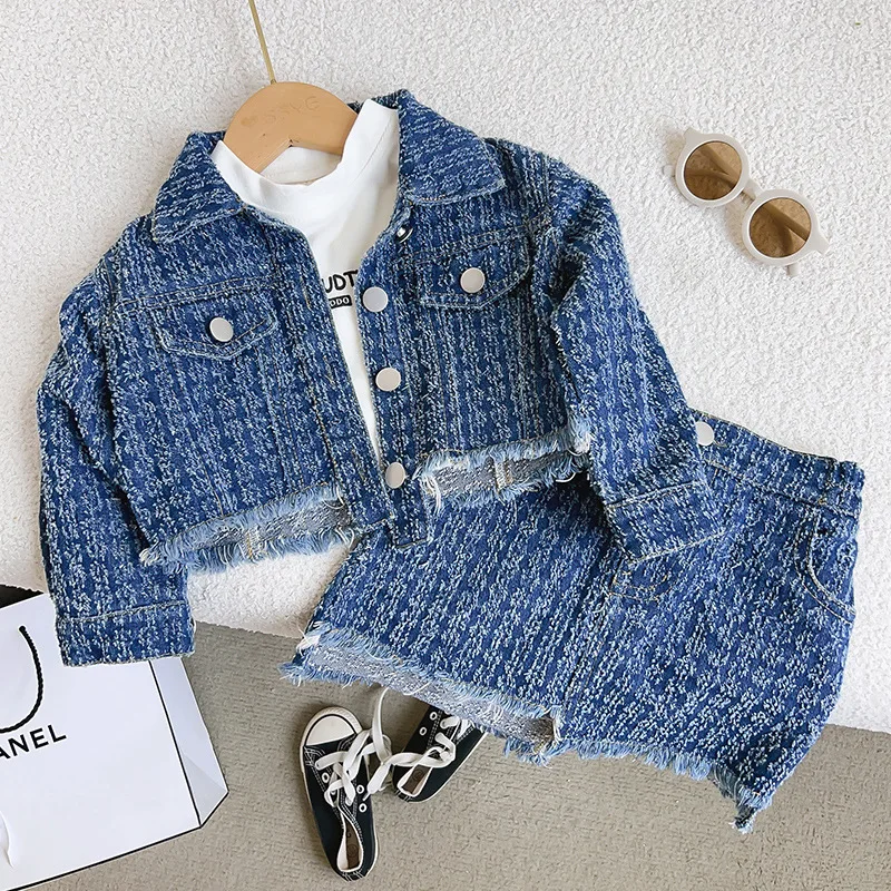Girls Clothing Sets New Autumn Kids Baby Girl Denim Clothes Suits for Children Girls Fashion Streetwear Outfits Clothes 2-6 yrs
Girls Clothing Sets New Autumn Kids Baby Girl Denim Clothes Suits for Children Girls Fashion Streetwear Outfits Clothes 2-6 yrs